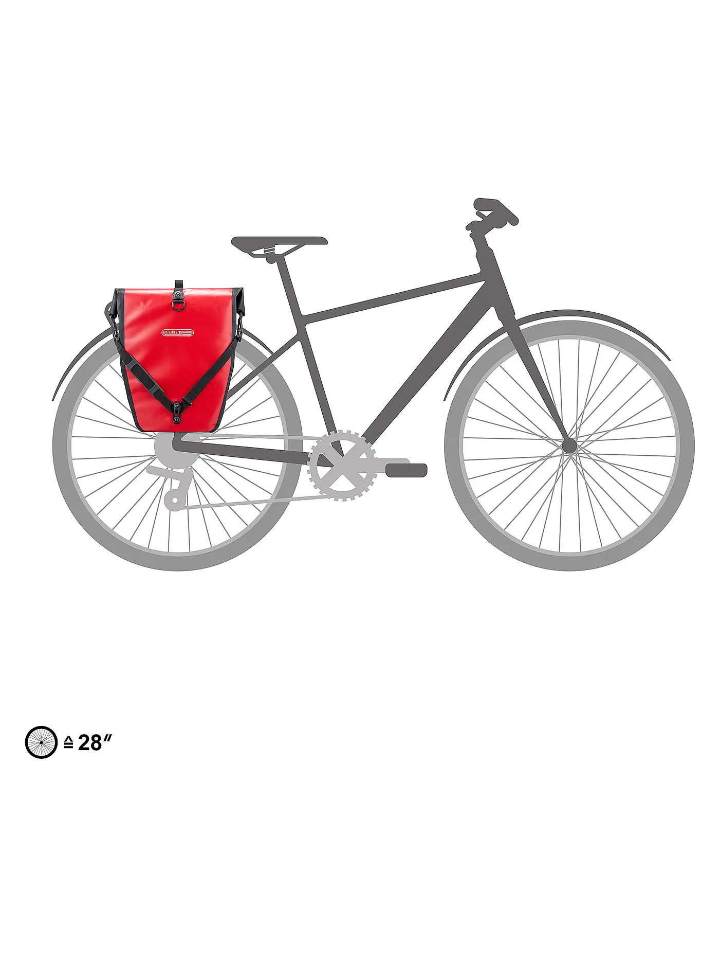 ORTLIEB | Back-Roller Classic QL2.1 Packtaschenset 2 x 20L | 